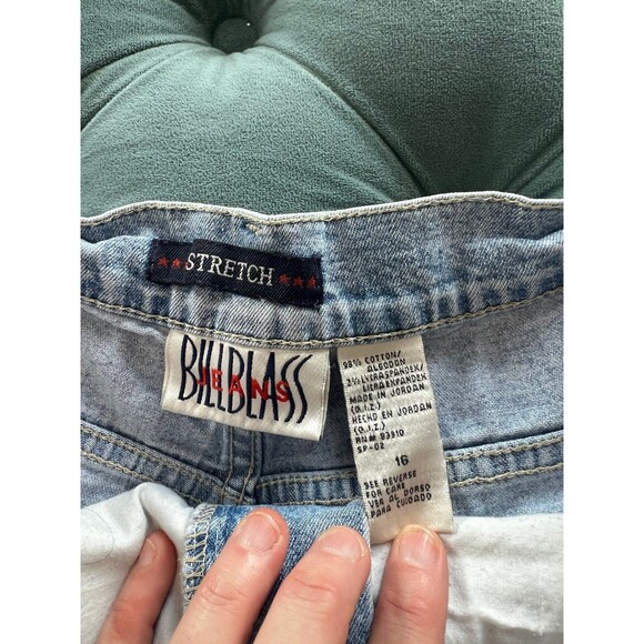 BillBlass Jeans Denim Short Size 16 XL Womens Vintage Mom Y2K - Picture 3 of 7